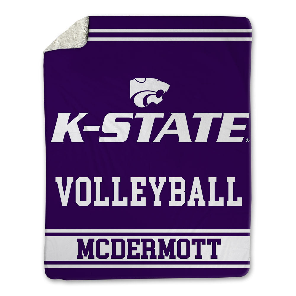 Kansas State - NCAA Women's Volleyball : Sydney McDermott - Blanket-0