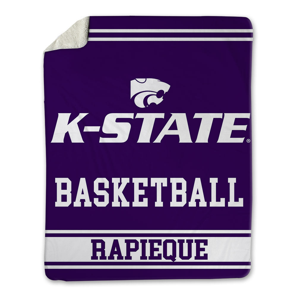 Kansas State - NCAA Men's Basketball : Elias Rapieque - Blanket-0