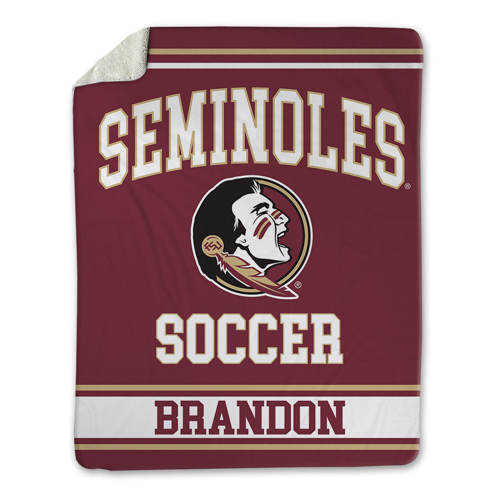 FSU - NCAA Women's Soccer : Mya Brandon - Blanket-0