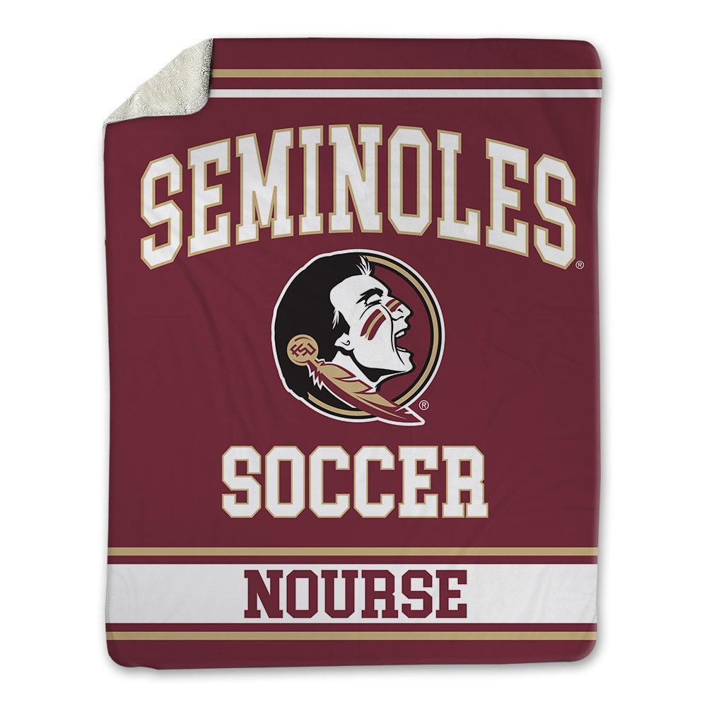 FSU - NCAA Women's Soccer : Peyton Nourse - Blanket-0