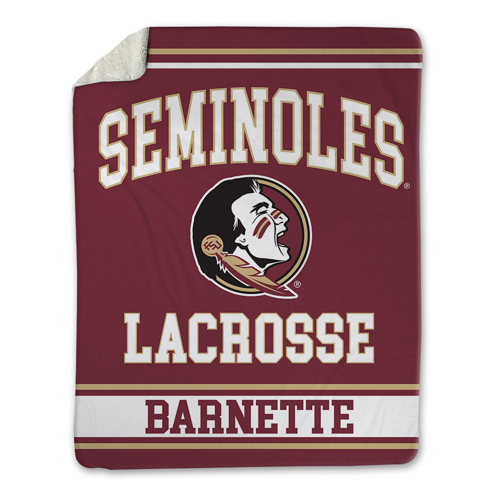 FSU - NCAA Women's Lacrosse : Emily Barnette - Blanket-0