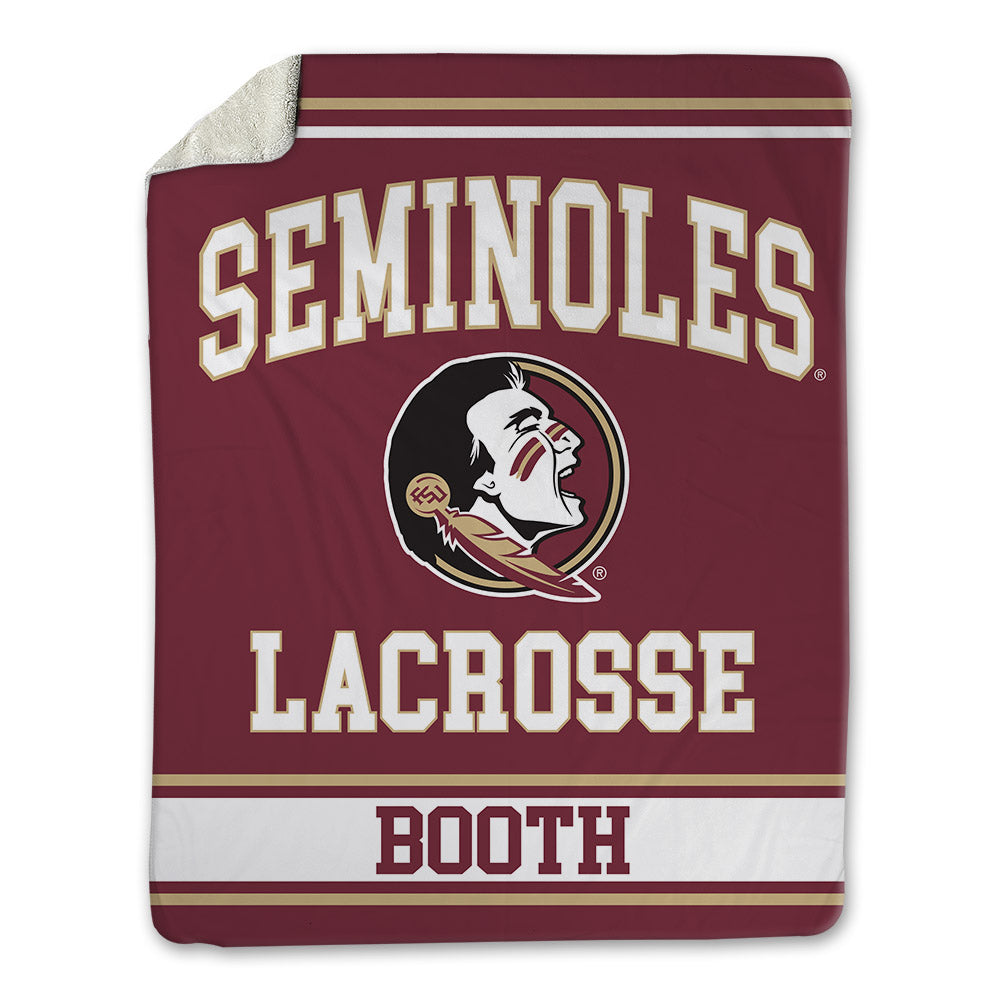 FSU - NCAA Women's Lacrosse : Hadley Booth - Blanket-0