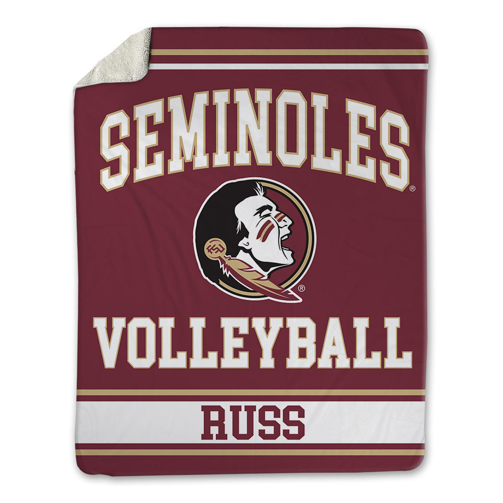 FSU - NCAA Women's Volleyball : Caylan Russ - Blanket-0