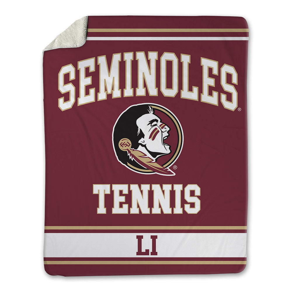 FSU - NCAA Women's Tennis : Tina Li - Blanket-0