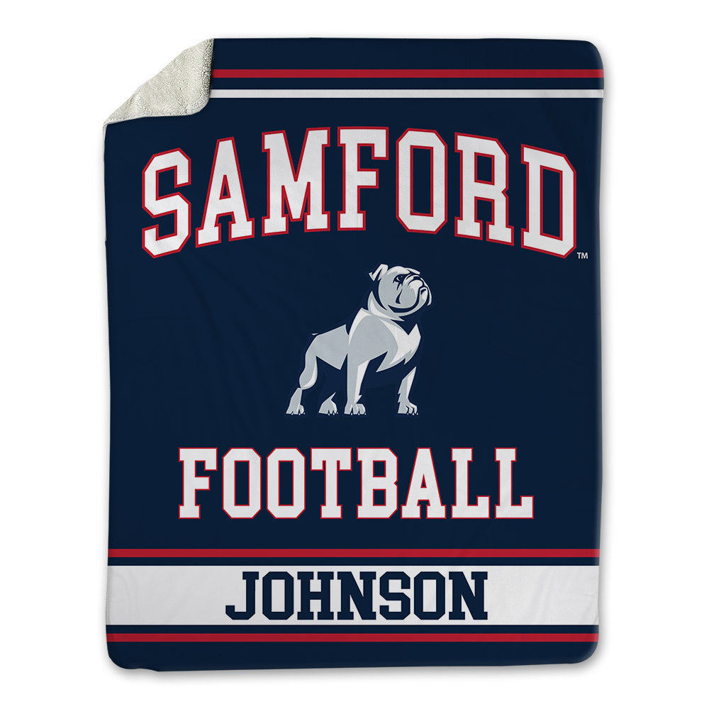 Samford - NCAA Football : Jacob Johnson - Blanket-0