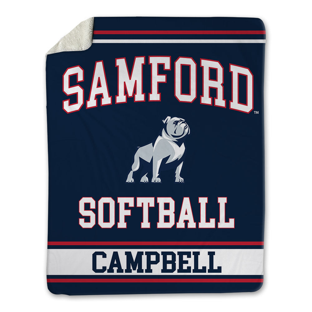 Samford - NCAA Softball : Katie Campbell - Blanket-0