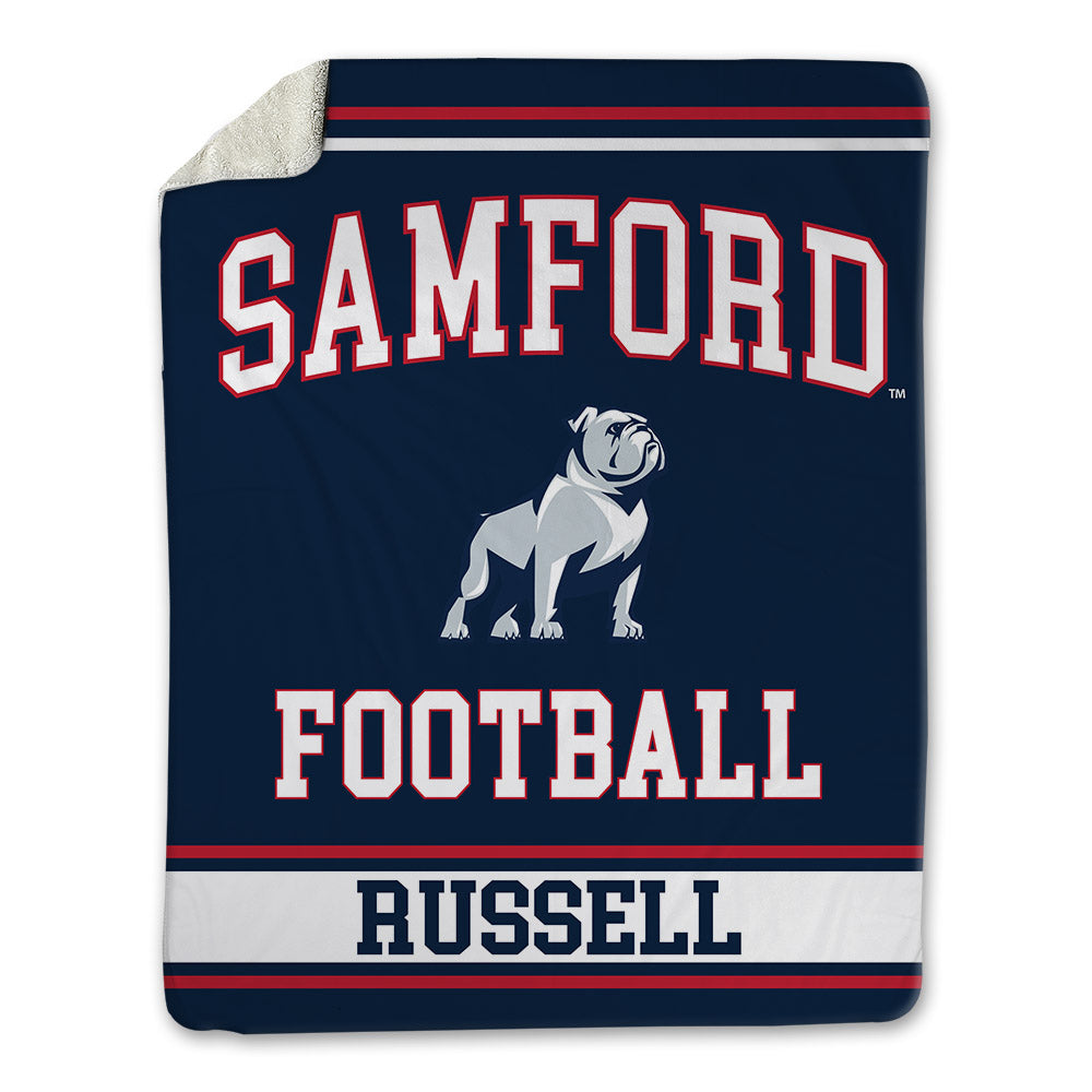 Samford - NCAA Football : Emerson Russell - Blanket-0