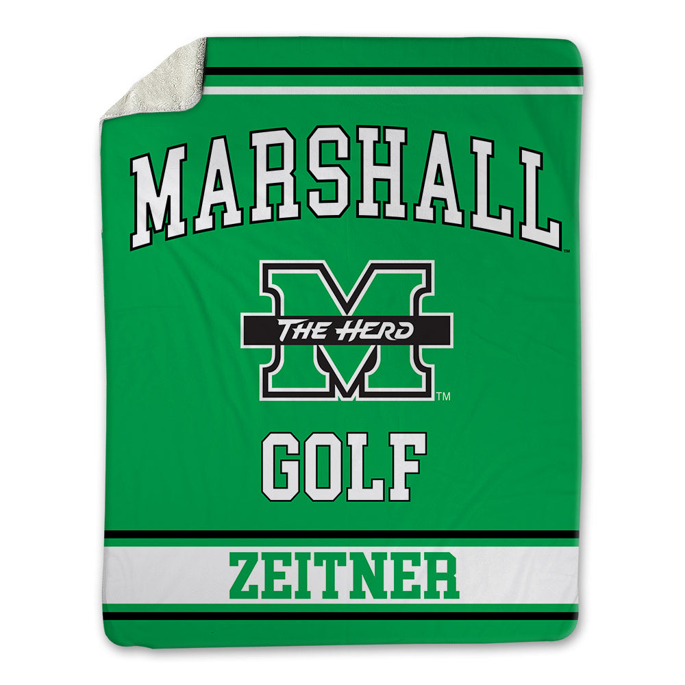 Marshall - NCAA Men's Golf : Bennett Zeitner - Blanket-0