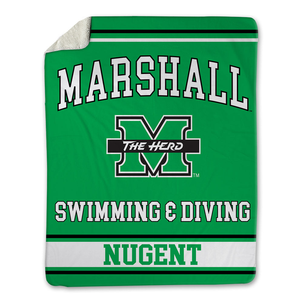 Marshall - NCAA Women's Swimming & Diving : Nina Nugent - Blanket-0