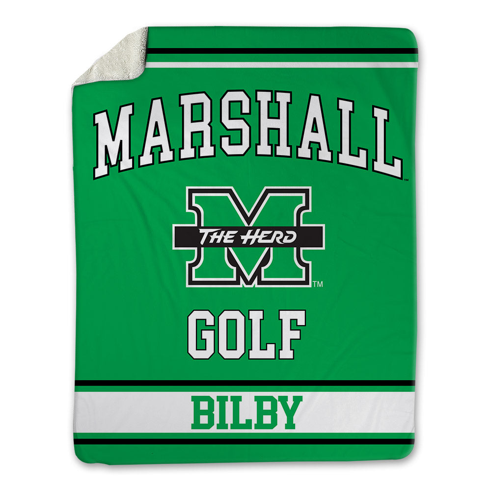 Marshall - NCAA Men's Golf : ryan bilby - Blanket-0