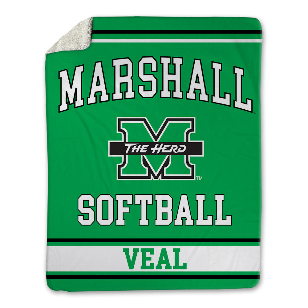 Marshall - NCAA Softball : Maddie Veal - Blanket-0