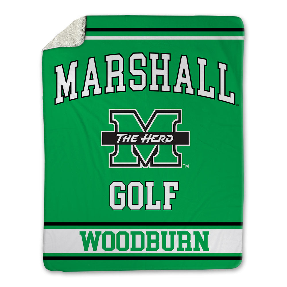 Marshall - NCAA Men's Golf : Jackson Woodburn - Blanket-0
