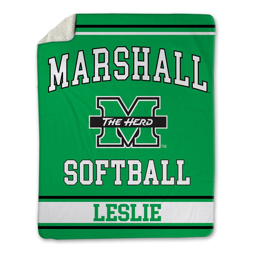 Marshall - NCAA Softball : Diamond Leslie - Blanket-0