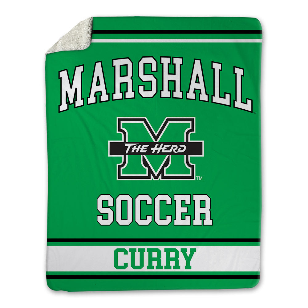 Marshall - NCAA Women's Soccer : Demari Curry - Blanket-0
