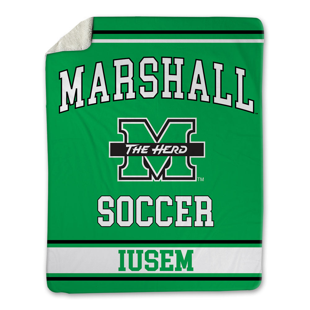 Marshall - NCAA Men's Soccer : Agust'n Iusem - Blanket-0