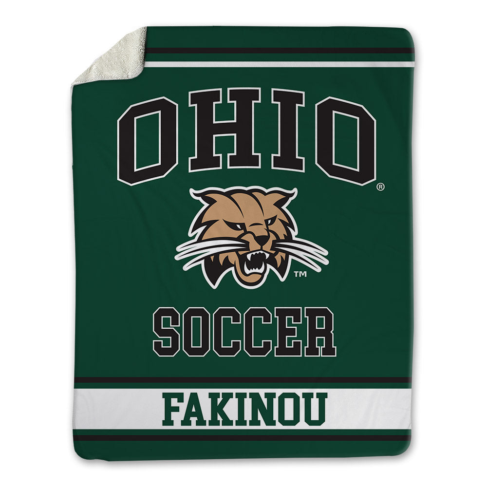 Ohio - NCAA Women's Soccer : Iro Fakinou - Blanket-0