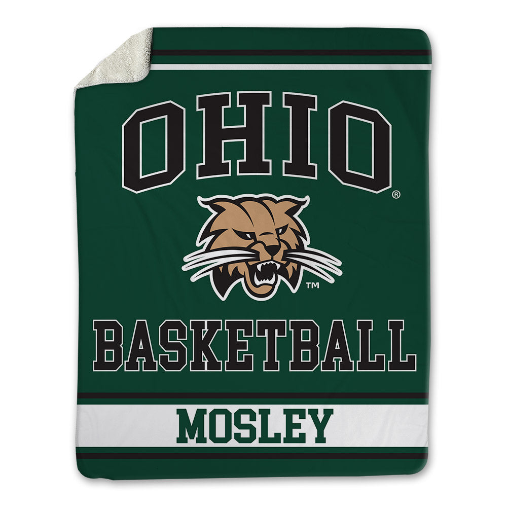 Ohio - NCAA Men's Basketball : Zay Mosley - Blanket-0