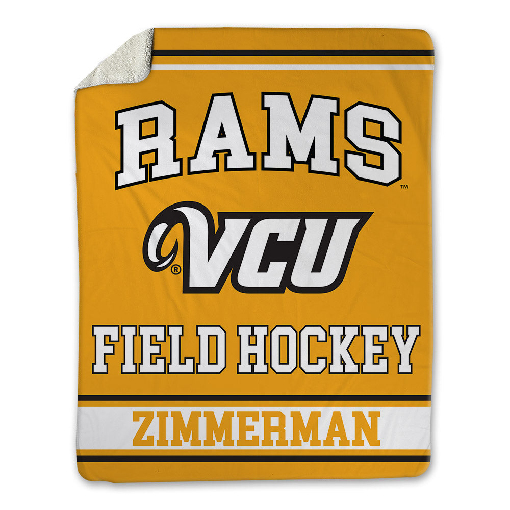 VCU - NCAA Women's Field Hockey : Hannah Zimmerman - Blanket-0