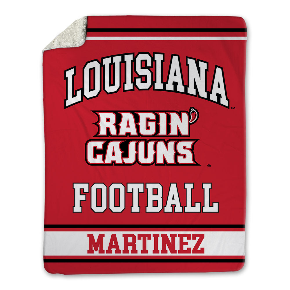 Louisiana - NCAA Football : Andrew Martinez - Blanket-0