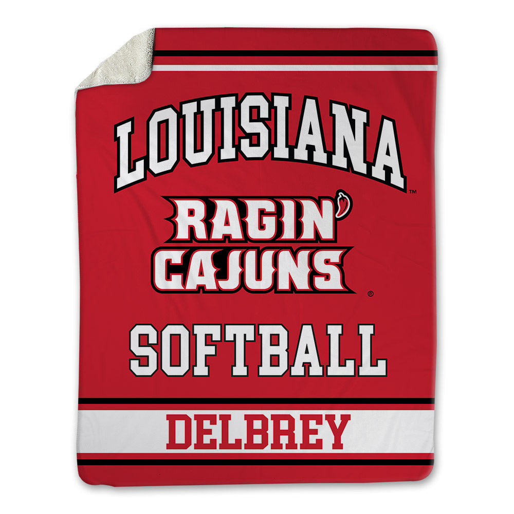 Louisiana - NCAA Softball : Lexie Delbrey - Blanket-0