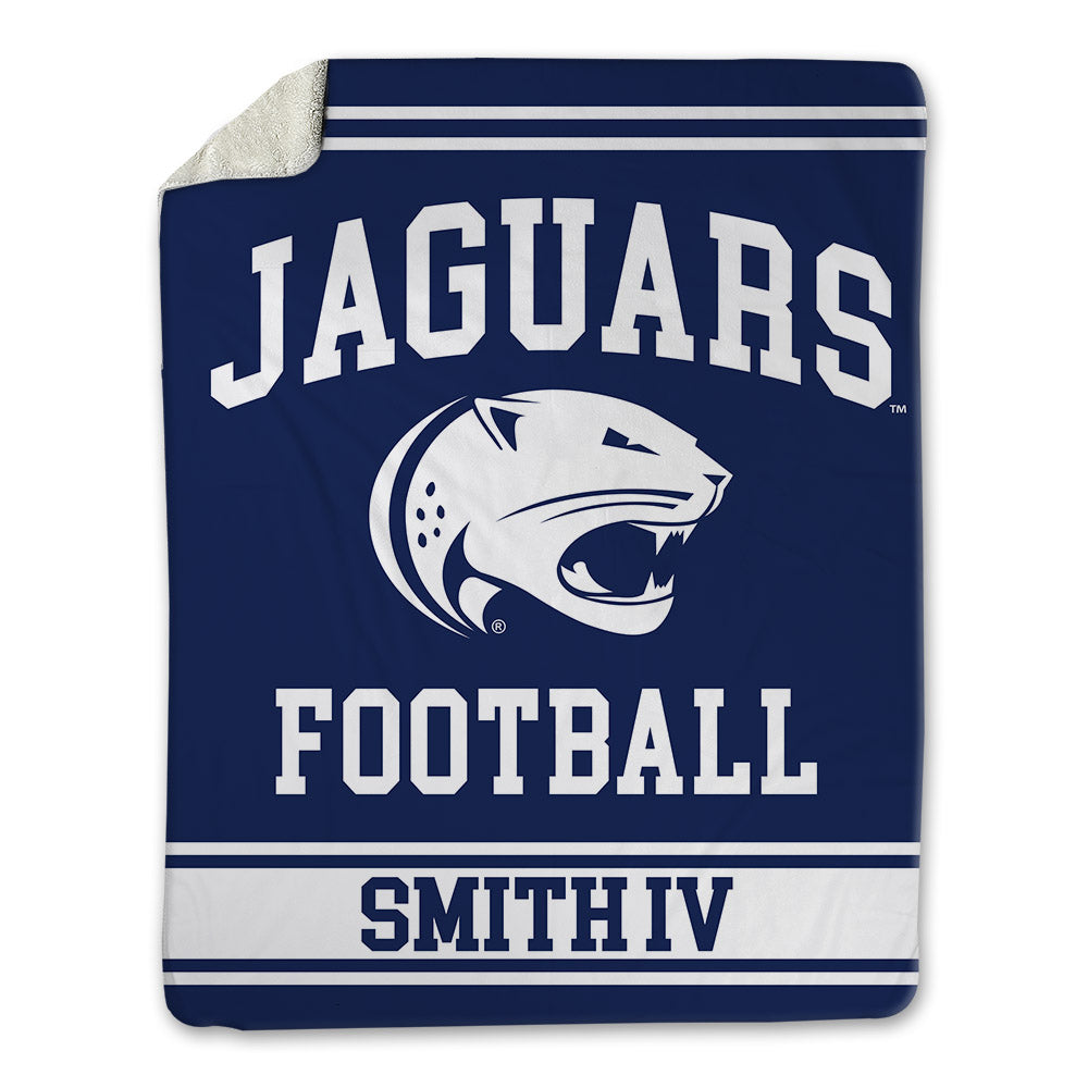South Alabama - NCAA Football : Edward Smith IV - Blanket-0