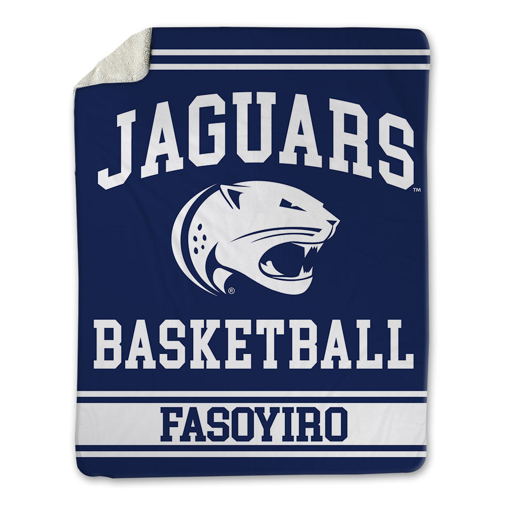South Alabama - NCAA Men's Basketball : Dylan Fasoyiro - Blanket-0