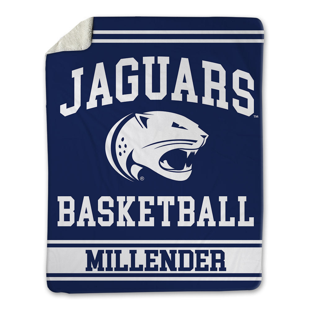 South Alabama - NCAA Men's Basketball : Smurf Millender - Blanket-0