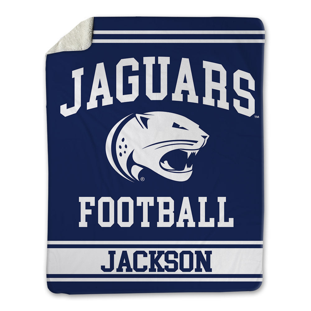 South Alabama - NCAA Football : Kaleb Jackson - Blanket-0