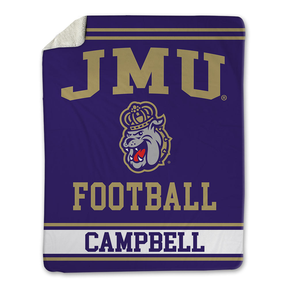 JMU - NCAA Football : JaKobe Campbell - Blanket-0
