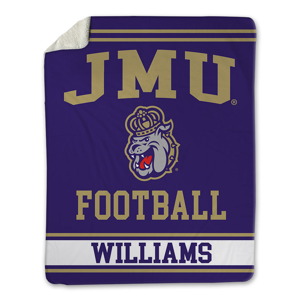 JMU - NCAA Football : Dylan Williams - Blanket-0