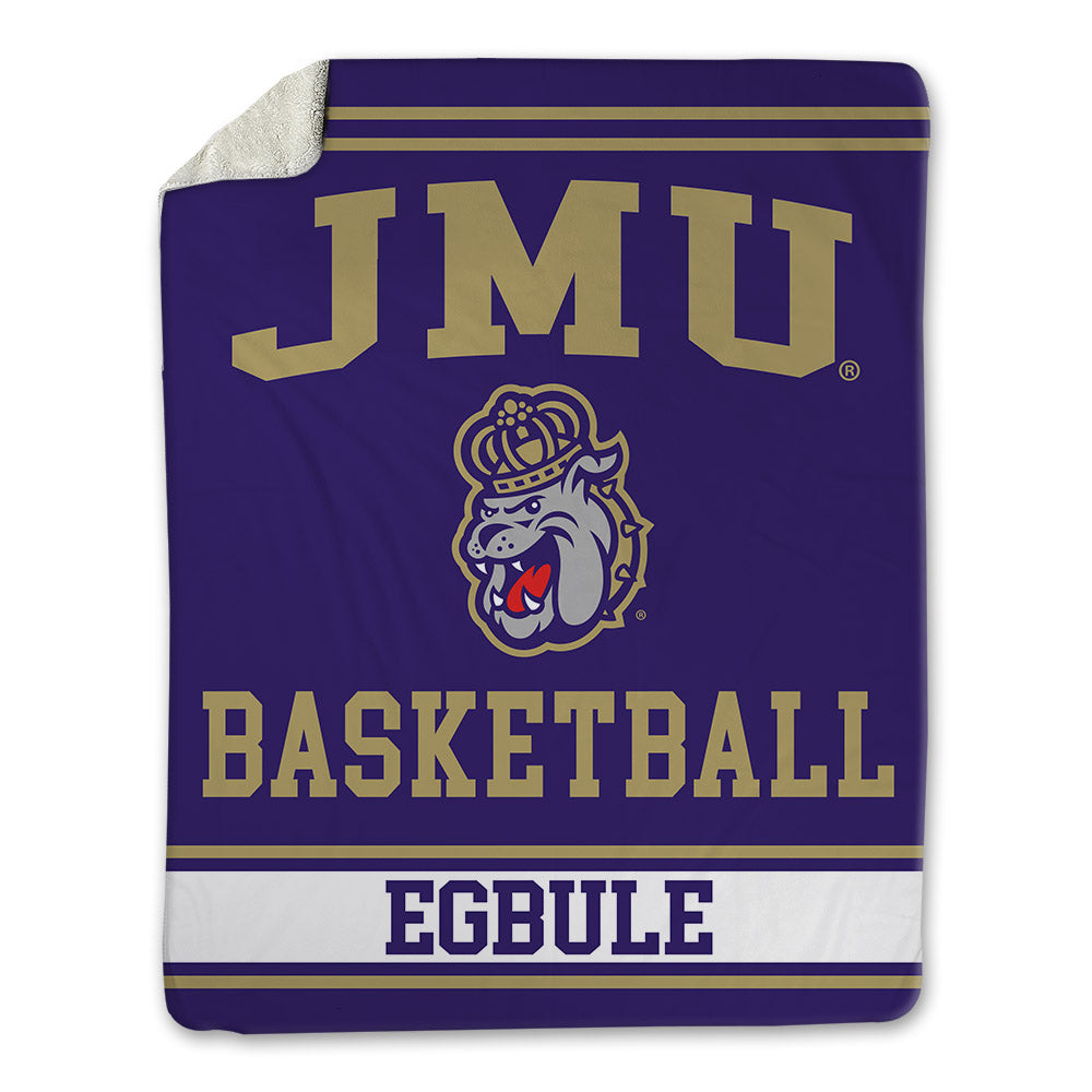 JMU - NCAA Men's Basketball : Oriekose Egbule - Blanket-0