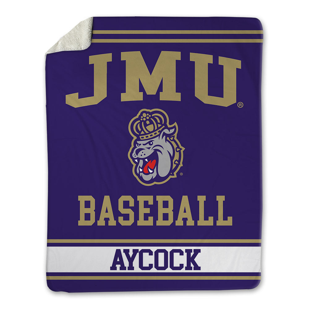 JMU - NCAA Baseball : Cameron Aycock - Blanket-0