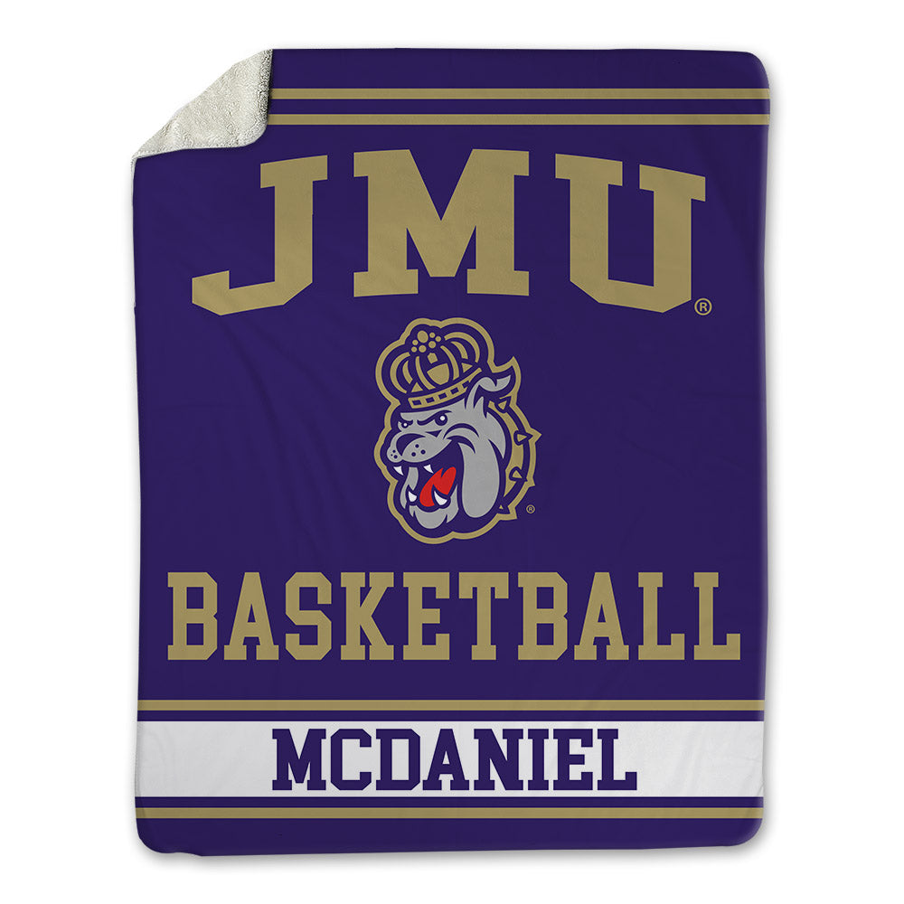 JMU - NCAA Women's Basketball : Peyton McDaniel - Blanket-0