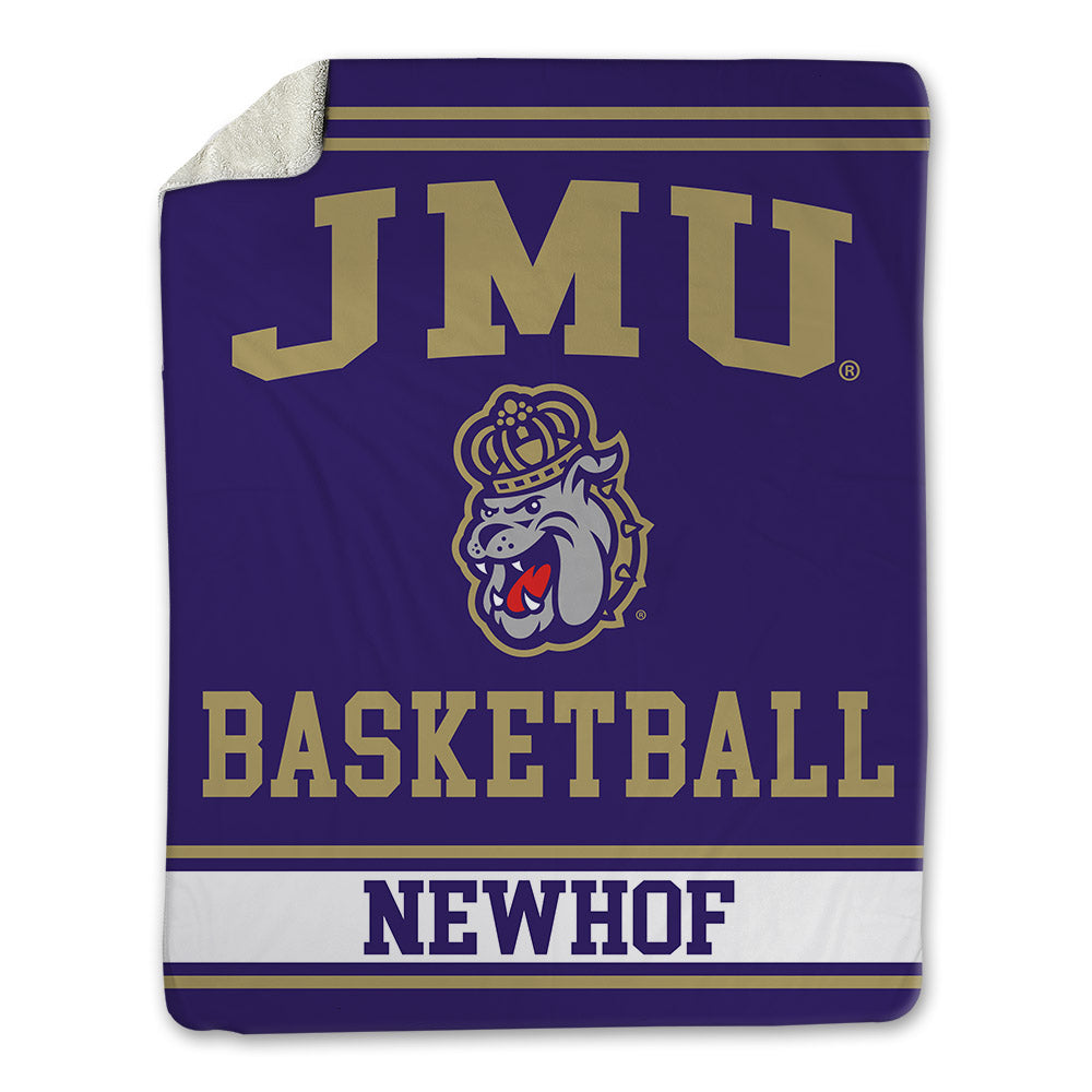 JMU - NCAA Men's Basketball : Gabe Newhof - Blanket-0