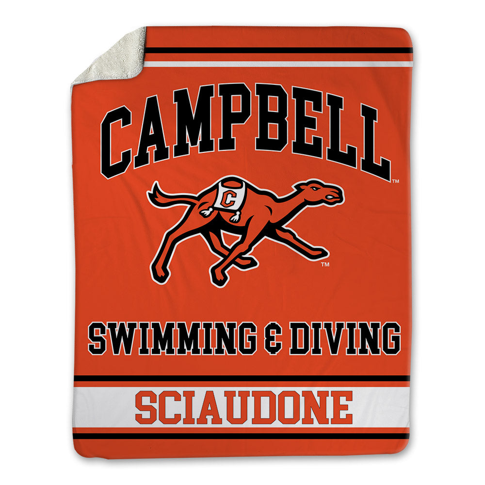 Campbell - NCAA Women's Swimming & Diving : Gaby Sciaudone - Blanket-0