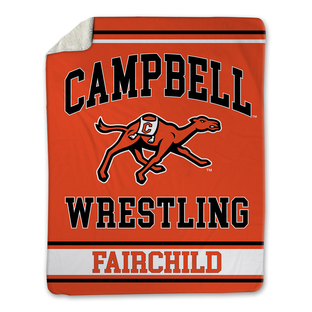 Campbell - NCAA Wrestling : Oliver Fairchild - Blanket-0
