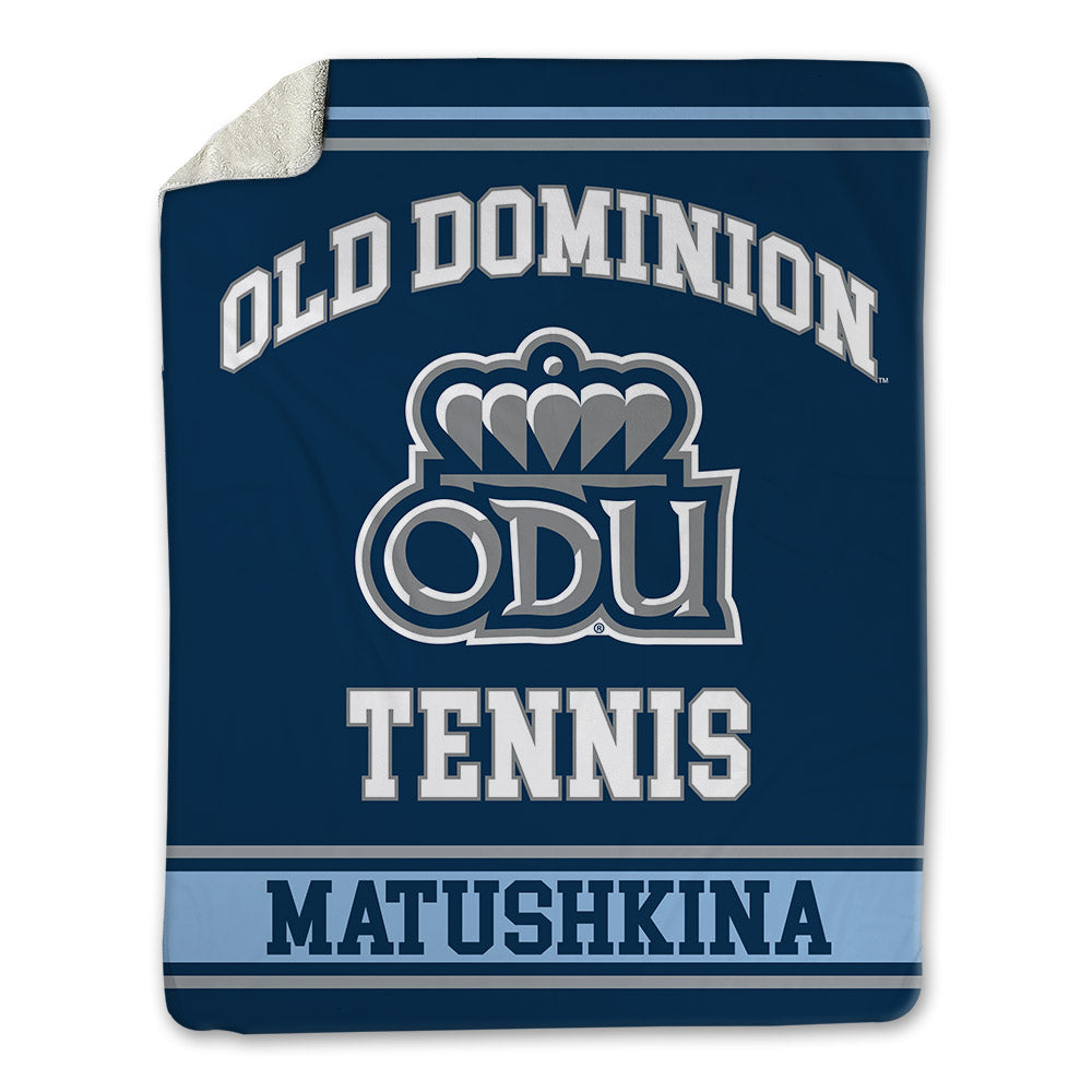 Old Dominion - NCAA Women's Tennis : Kira Matushkina - Blanket-0