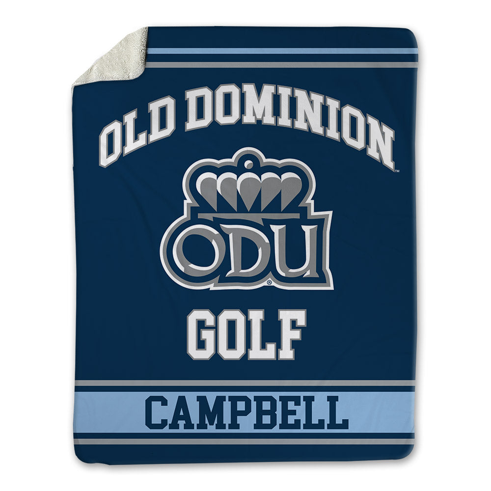 Old Dominion - NCAA Men's Golf : Cullen Campbell - Blanket-0