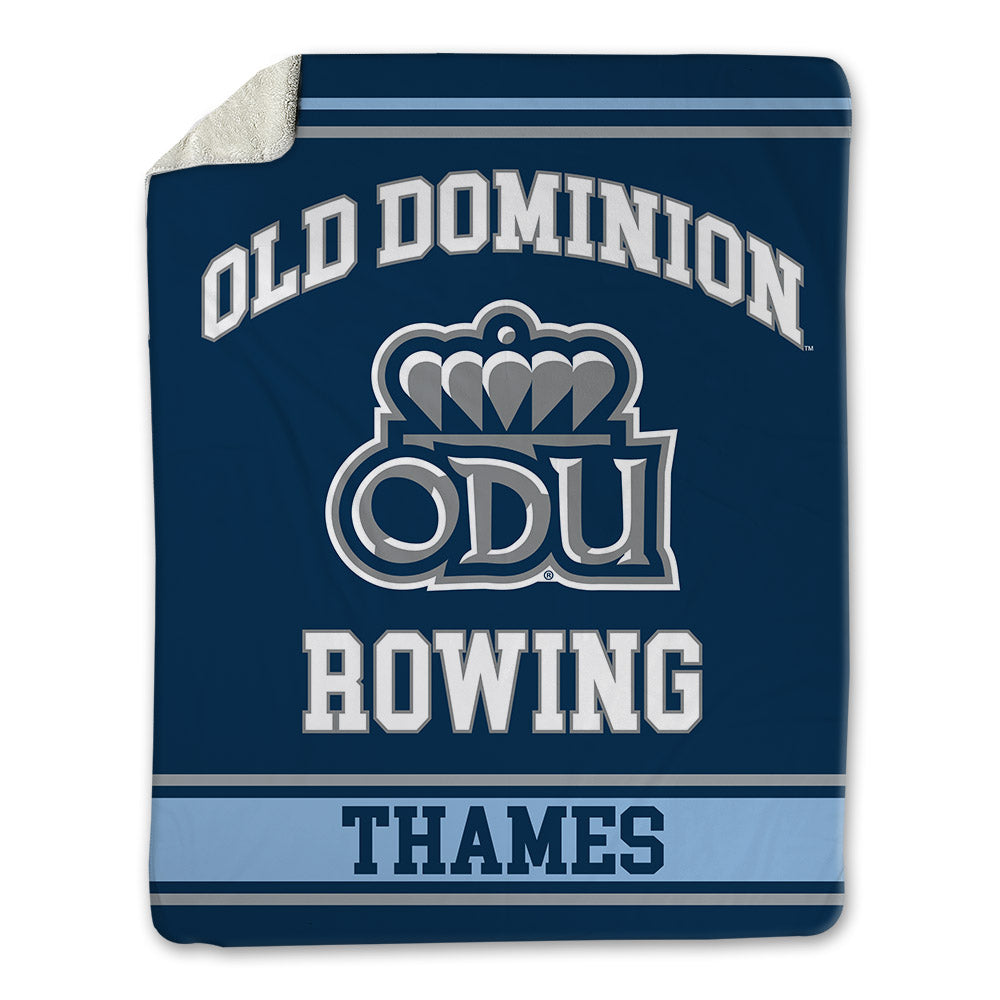Old Dominion - NCAA Women's Rowing : Aubrey Thames - Blanket-0