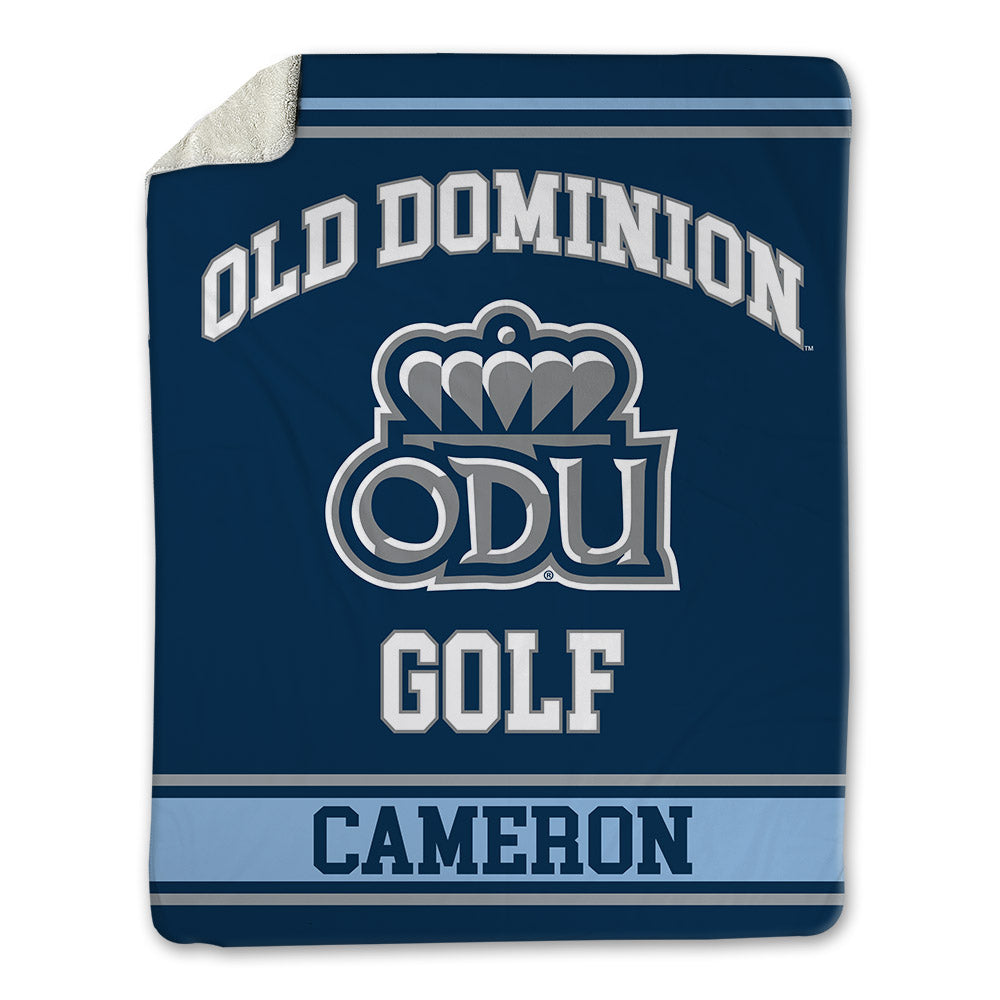 Old Dominion - NCAA Men's Golf : Garret Cameron - Blanket-0