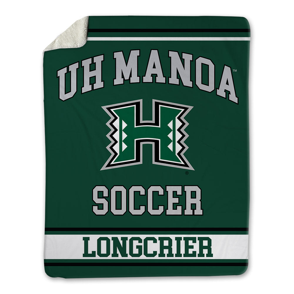 Hawaii - NCAA Women's Soccer : Montana Longcrier - Blanket-0