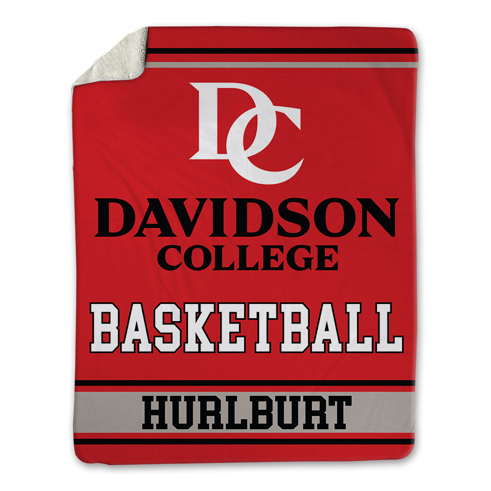 Davidson - NCAA Men's Basketball : Joe Hurlburt - Blanket-0