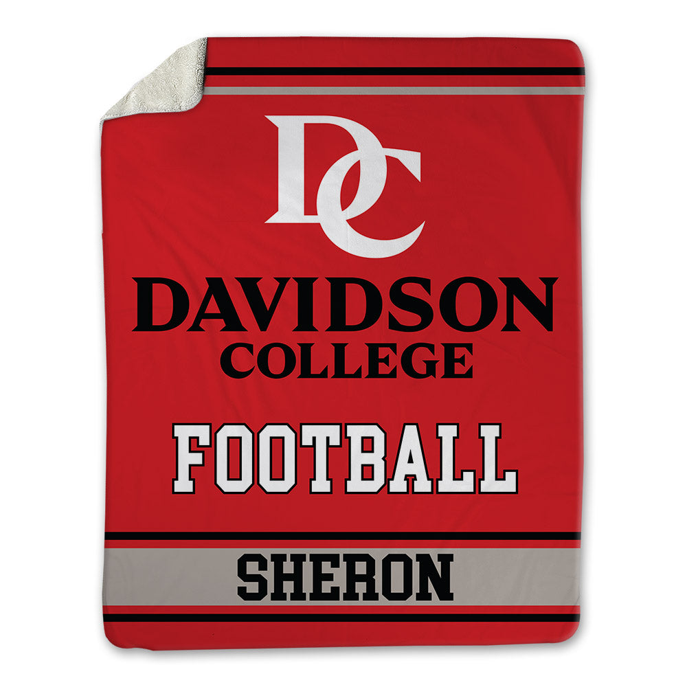 Davidson - NCAA Football : Mason Sheron - Blanket-0