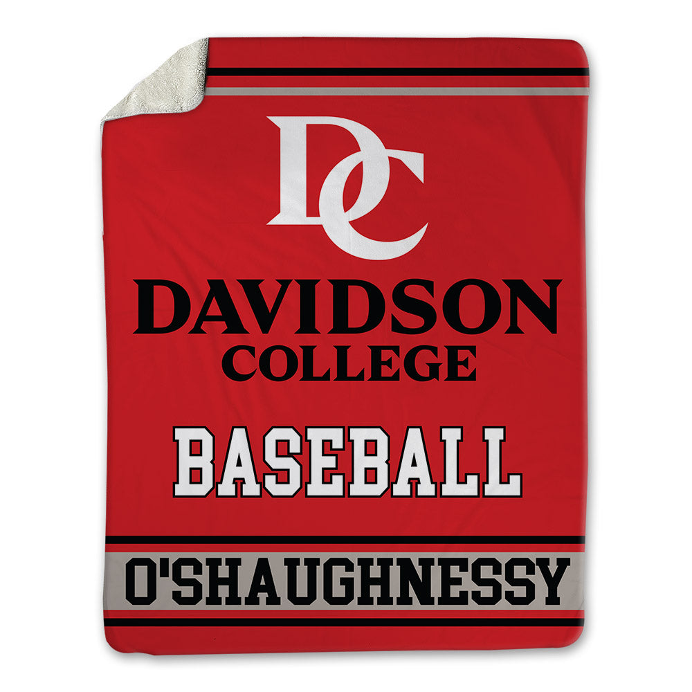 Davidson - NCAA Baseball : Michael O'Shaughnessy - Blanket-0