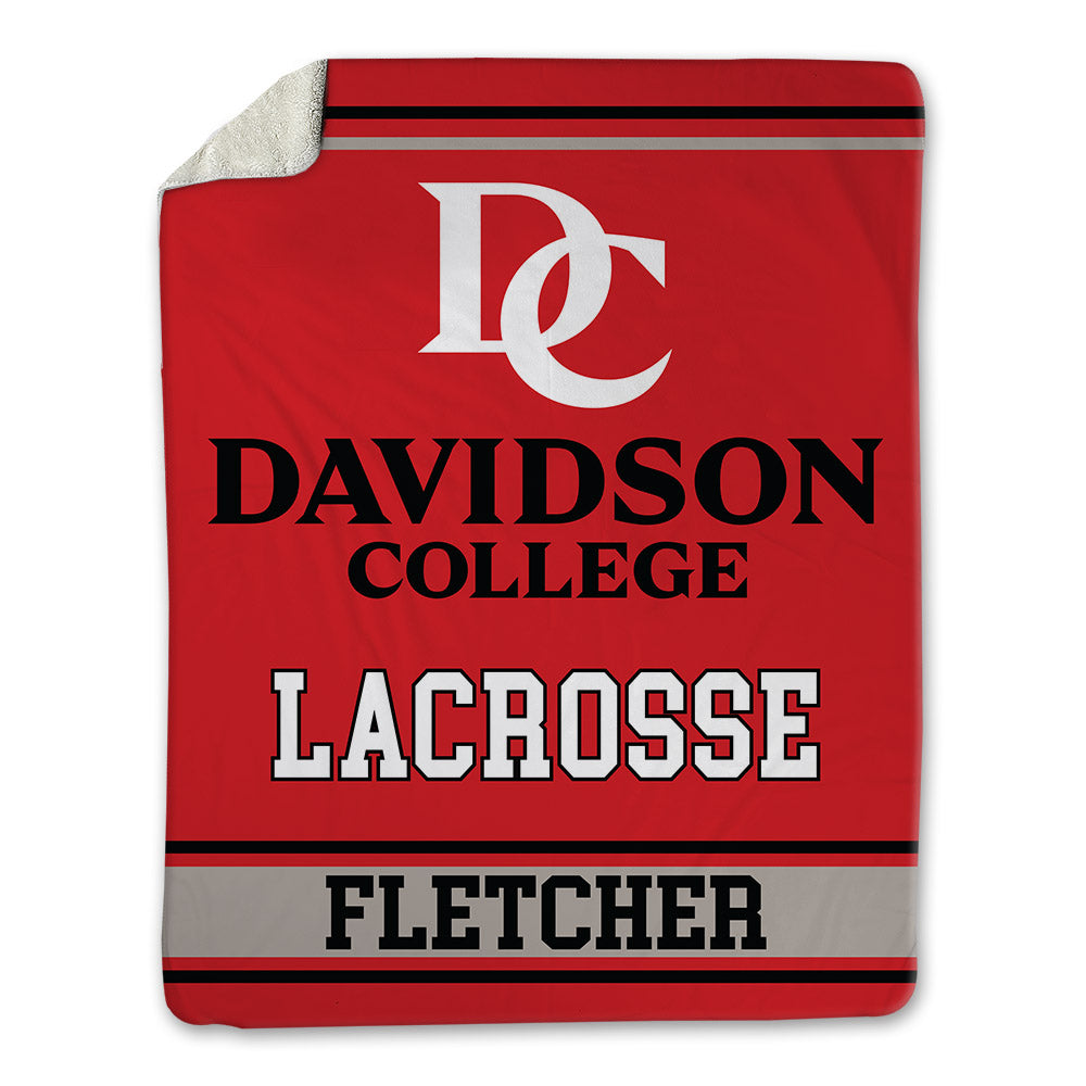 Davidson - NCAA Women's Lacrosse : Ella Fletcher - Blanket-0
