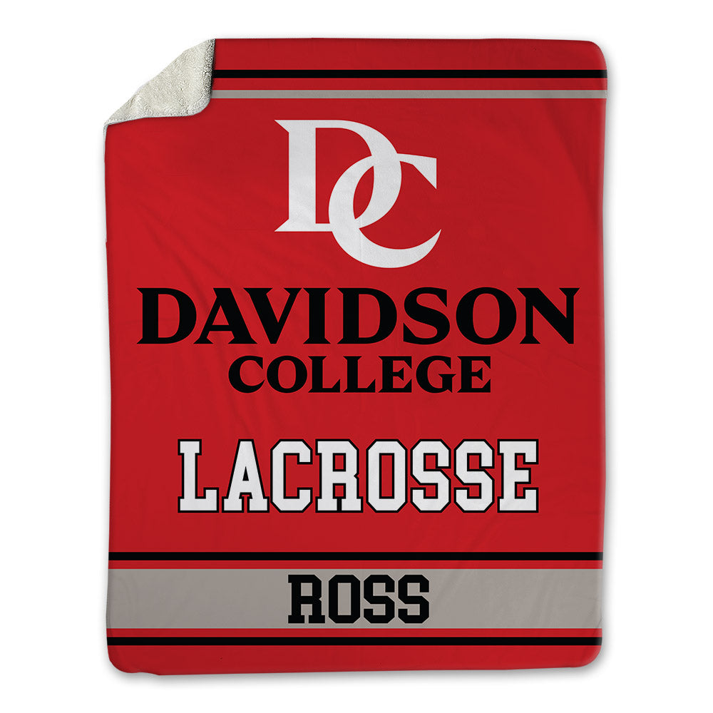 Davidson - NCAA Women's Lacrosse : Brooke Ross - Blanket-0
