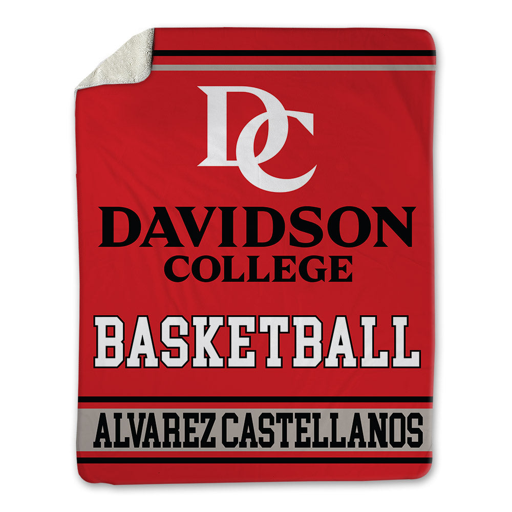 Davidson - NCAA Women's Basketball : Elena Alvarez Castellanos - Blanket-0