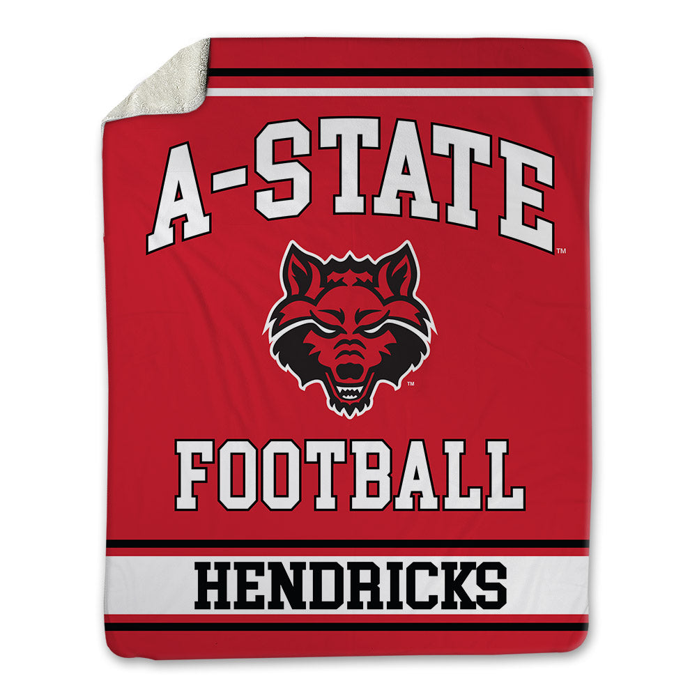 Arkansas State - NCAA Football : DeMarcus Hendricks - Blanket-0