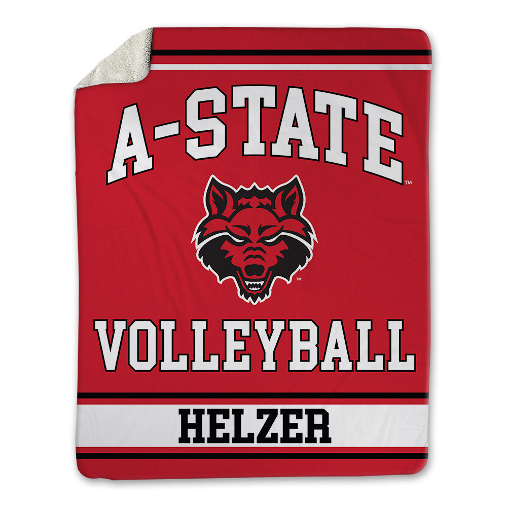 Arkansas State - NCAA Women's Volleyball : Bailey Helzer - Blanket-0