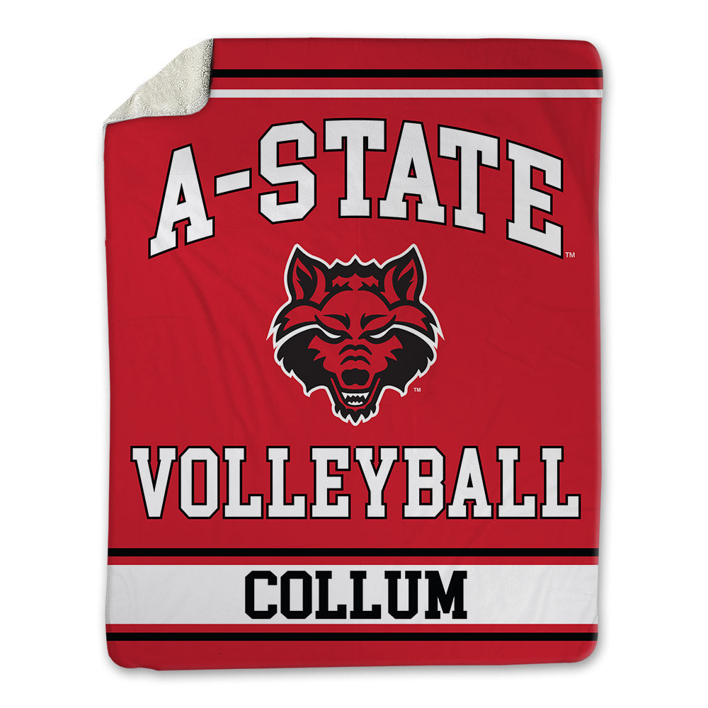 Arkansas State - NCAA Women's Volleyball : Addison Collum - Blanket-0